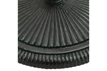 Parasollbase grønn 45x45x30 cm støpejern - grønn - Hagemøbler - Solbeskyttelse - Parasoller - Parasollfot