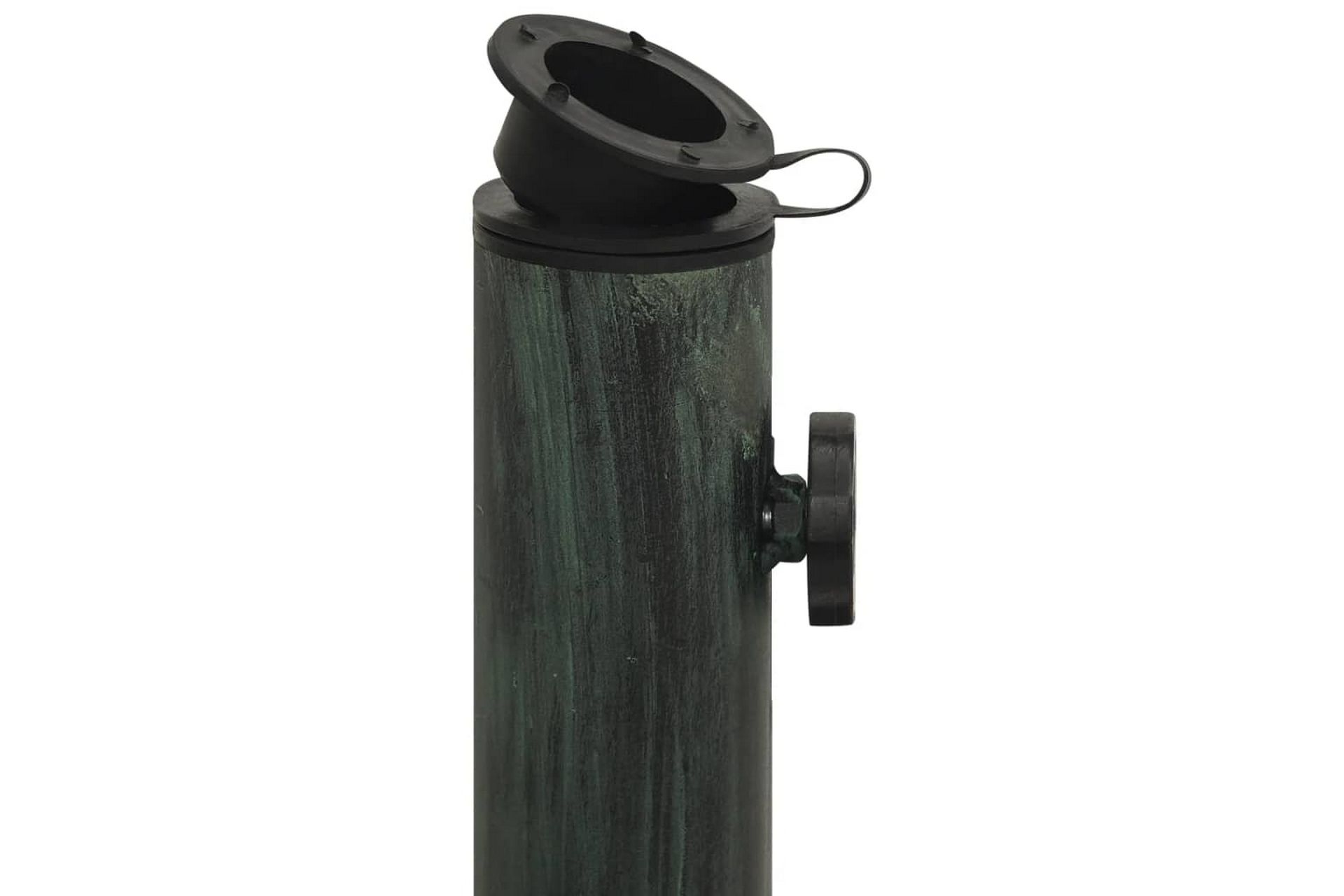 Parasollbase grønn 45x45x30 cm støpejern - grønn - Hagemøbler - Solbeskyttelse - Parasoller - Parasollfot