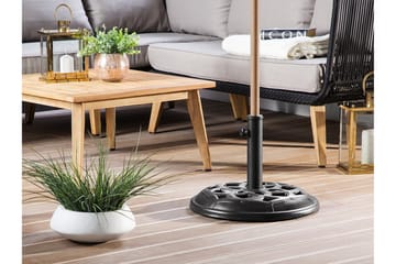 Concrete Parasollfot 50 cm - Svart - Hagemøbler - Solbeskyttelse - Parasoller - Parasollfot
