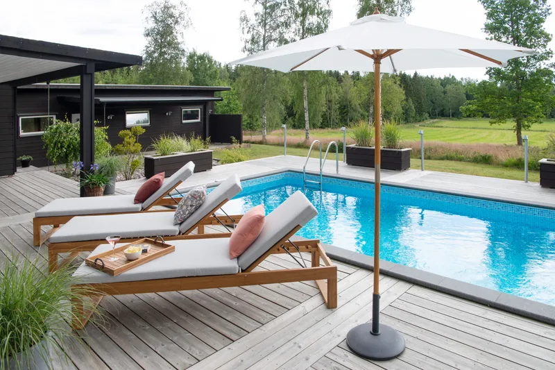 Parasollfot Hillerstorp - Grå - Hagemøbler - Solbeskyttelse - Parasoller - Parasollfot