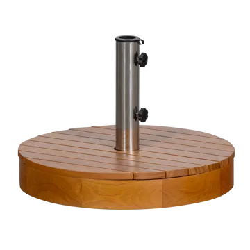 Parasollfot Monica 49 cm - Natur - Hagemøbler - Solbeskyttelse - Parasoller - Parasollfot