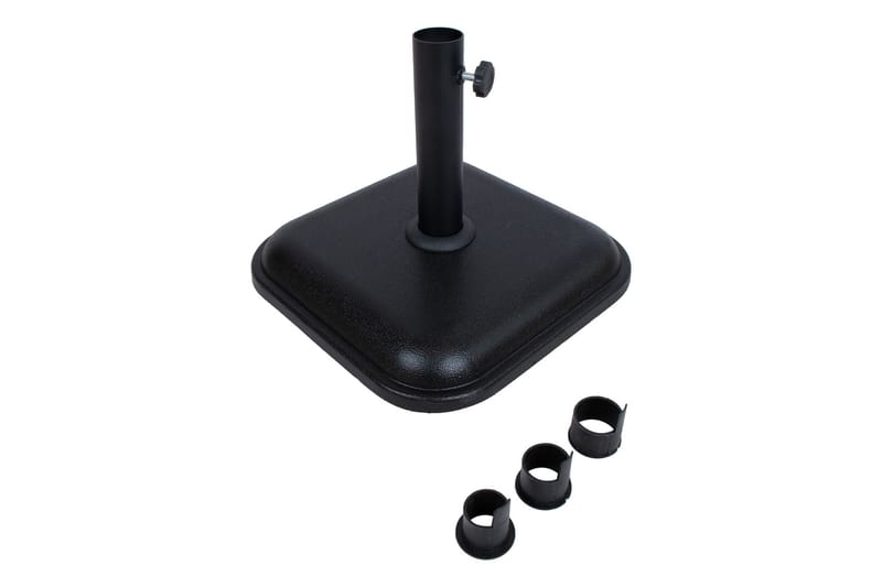 Parasollfot 36x36x6 cm/12 kg Betong - Hagemøbler - Solbeskyttelse - Parasoller - Parasollfot