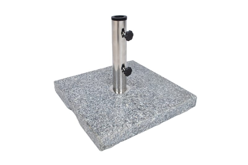 Parasollfot 45x45 cm/30 kg Granit - Hagemøbler - Solbeskyttelse - Parasoller - Parasollfot