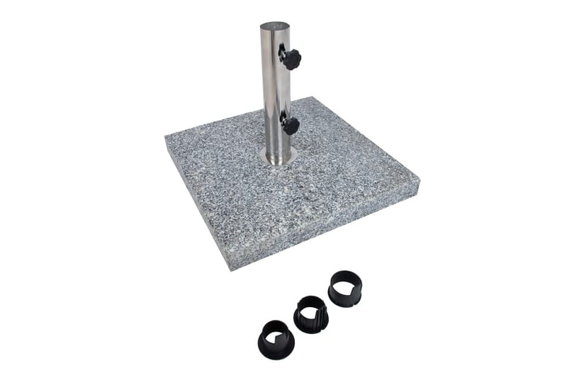 Parasollfot 45x45 cm/30 kg Granit - Hagemøbler - Solbeskyttelse - Parasoller - Parasollfot