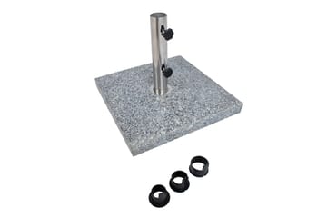 Parasollfot 45x45 cm/30 kg Granit - Hagemøbler - Solbeskyttelse - Parasoller - Parasollfot