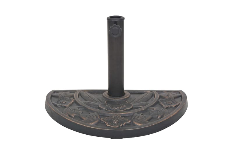 Parasollfot harpiks halvsirkel bronse 9 kg - Bronse - Hagemøbler - Solbeskyttelse - Parasoller - Parasollfot