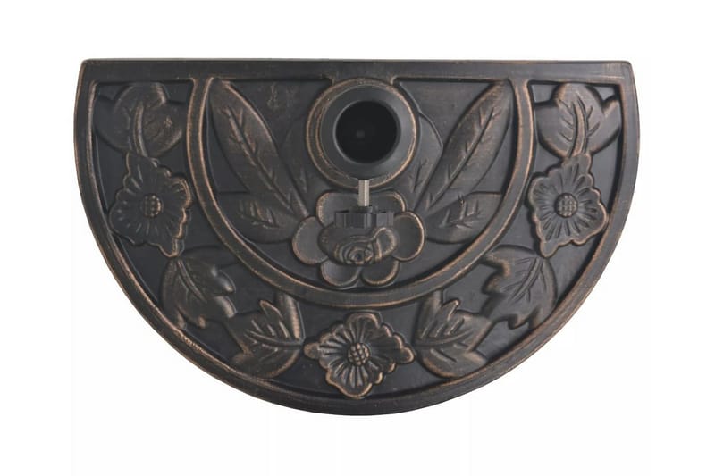 Parasollfot harpiks halvsirkel bronse 9 kg - Bronse - Hagemøbler - Solbeskyttelse - Parasoller - Parasollfot