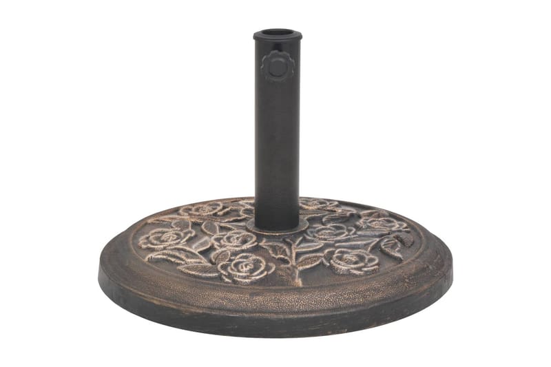 Parasollfot harpiks rund bronse 9 kg - Bronse - Hagemøbler - Solbeskyttelse - Parasoller - Parasollfot