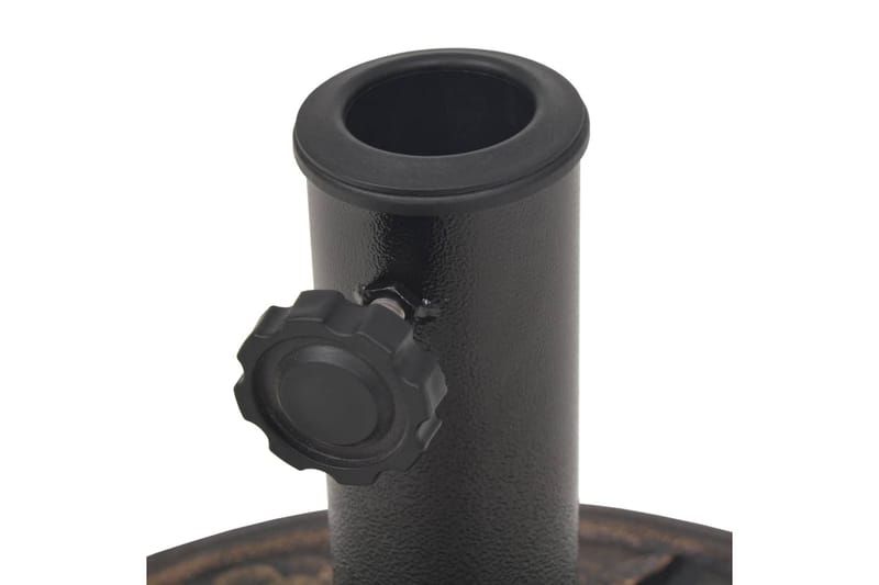 Parasollfot harpiks rund bronse 9 kg - Bronse - Hagemøbler - Solbeskyttelse - Parasoller - Parasollfot