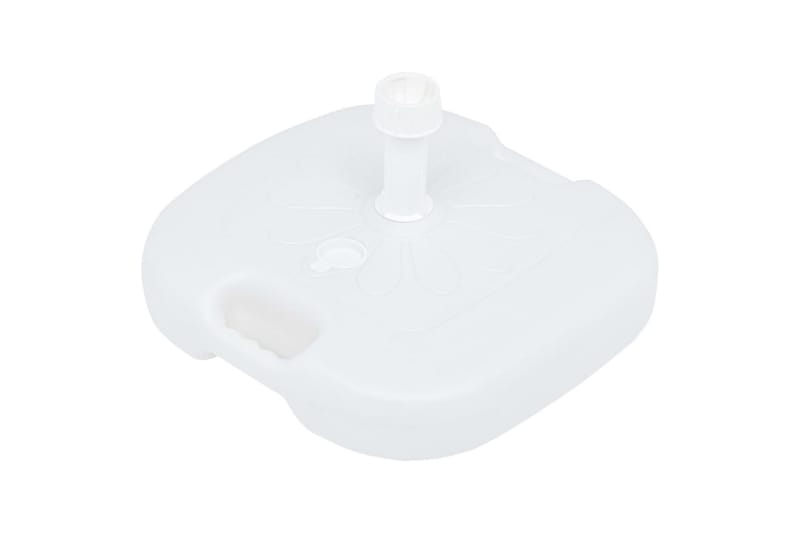 Parasollfot sand/vann 16 L hvit plast - Hagemøbler - Solbeskyttelse - Parasoller - Parasollfot