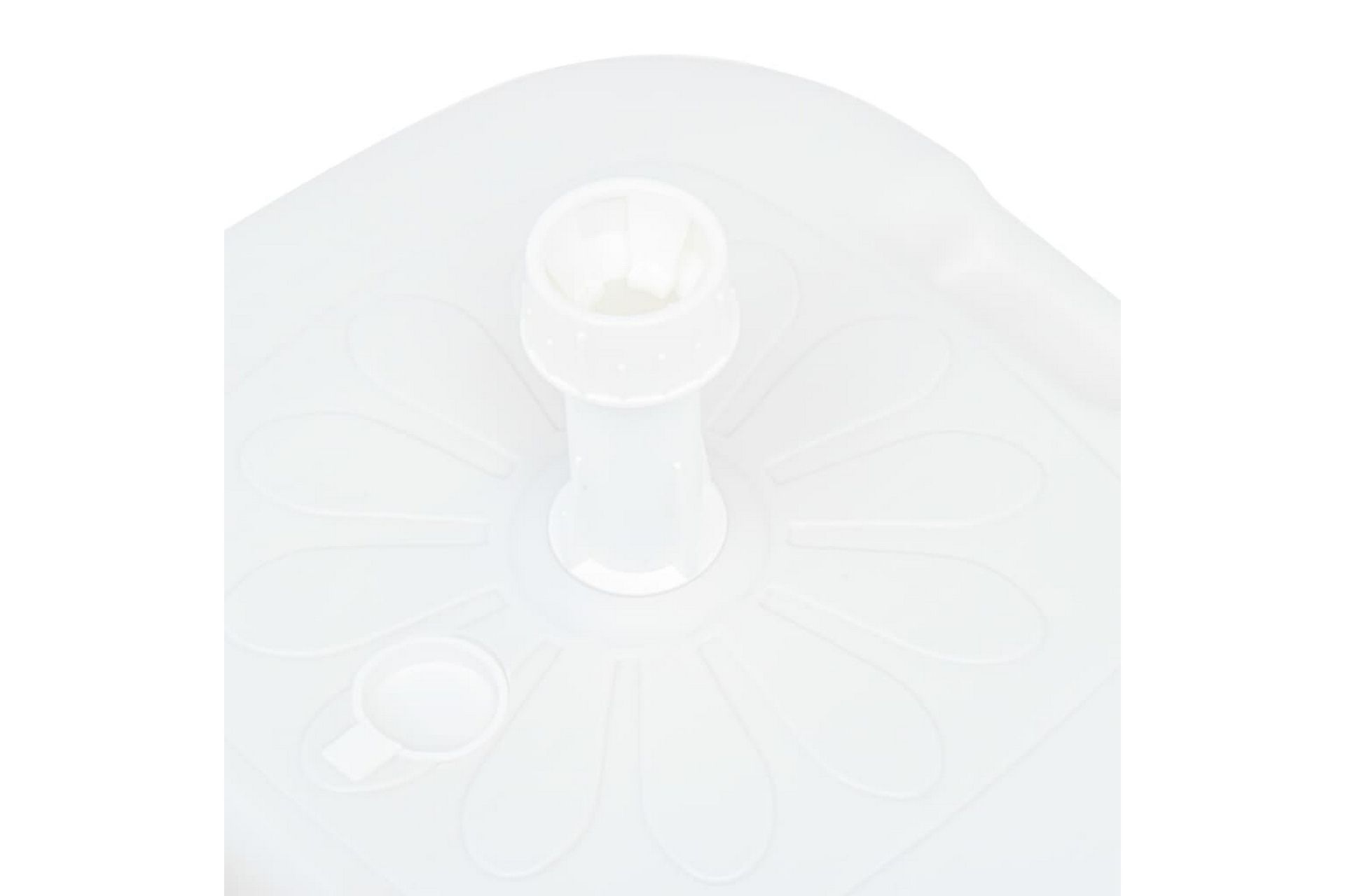 Parasollfot sand/vann 16 L hvit plast - Hagemøbler - Solbeskyttelse - Parasoller - Parasollfot