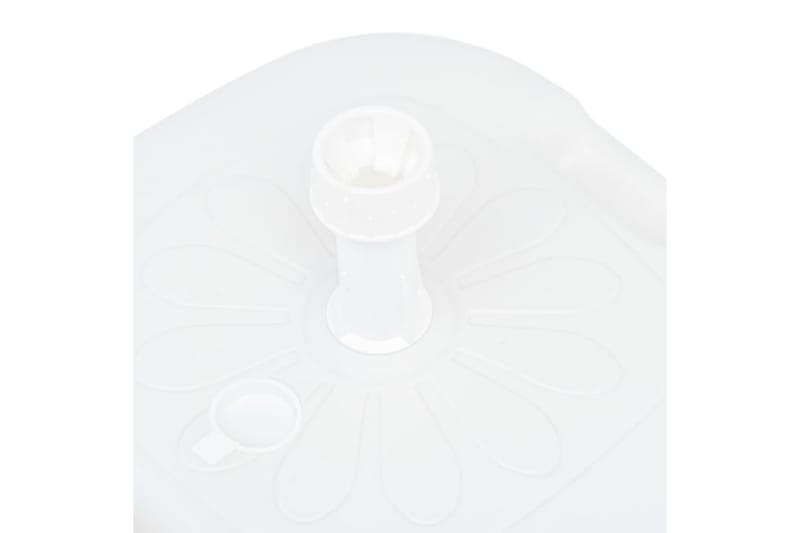 Parasollfot sand/vann 16 L hvit plast - Hagemøbler - Solbeskyttelse - Parasoller - Parasollfot