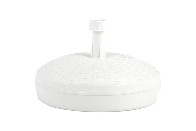 Parasollfot sand/vann 20 L hvit plast - Hagemøbler - Solbeskyttelse - Parasoller - Parasollfot