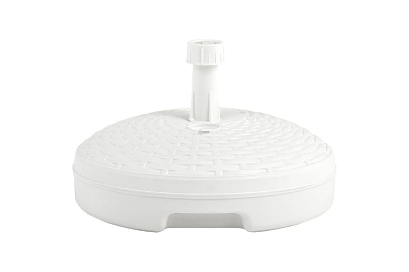 Parasollfot sand/vann 20 L hvit plast - Hagemøbler - Solbeskyttelse - Parasoller - Parasollfot