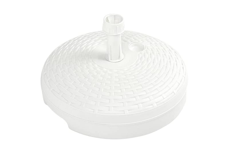 Parasollfot sand/vann 20 L hvit plast - Hagemøbler - Solbeskyttelse - Parasoller - Parasollfot