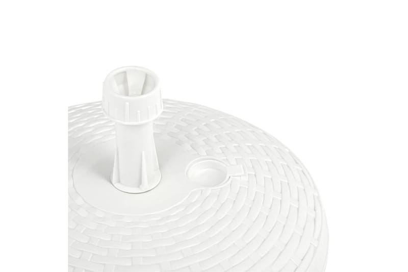 Parasollfot sand/vann 20 L hvit plast - Hagemøbler - Solbeskyttelse - Parasoller - Parasollfot