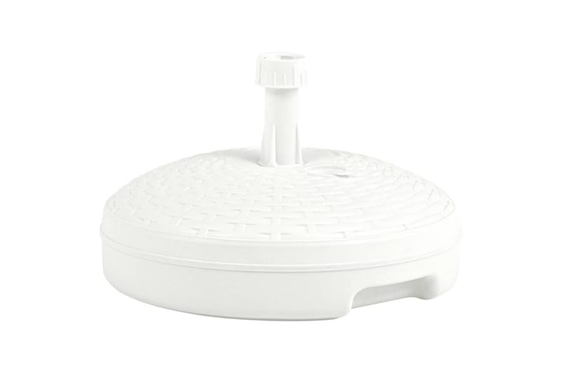 Parasollfot sand/vann 20 L hvit plast - Hagemøbler - Solbeskyttelse - Parasoller - Parasollfot
