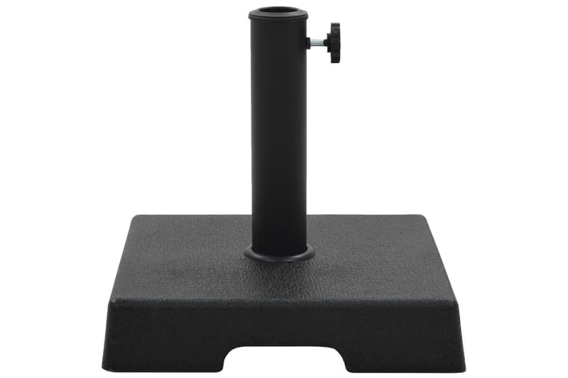 Parasollfot polyresin firkantet 8 kg svart - Hagemøbler - Solbeskyttelse - Parasoller - Parasollfot