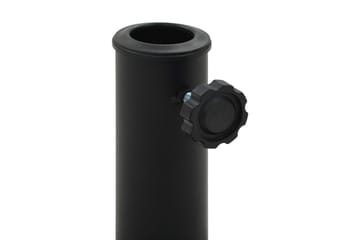 Parasollfot polyresin halvrund 9 kg svart - Hagemøbler - Solbeskyttelse - Parasoller - Parasollfot