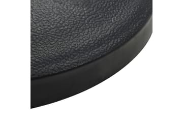 Parasollfot polyresin halvrund 9 kg svart - Hagemøbler - Solbeskyttelse - Parasoller - Parasollfot