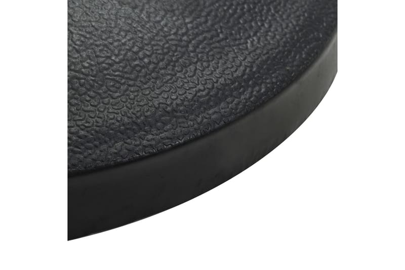 Parasollfot polyresin rund 19 kg svart - Hagemøbler - Solbeskyttelse - Parasoller - Parasollfot