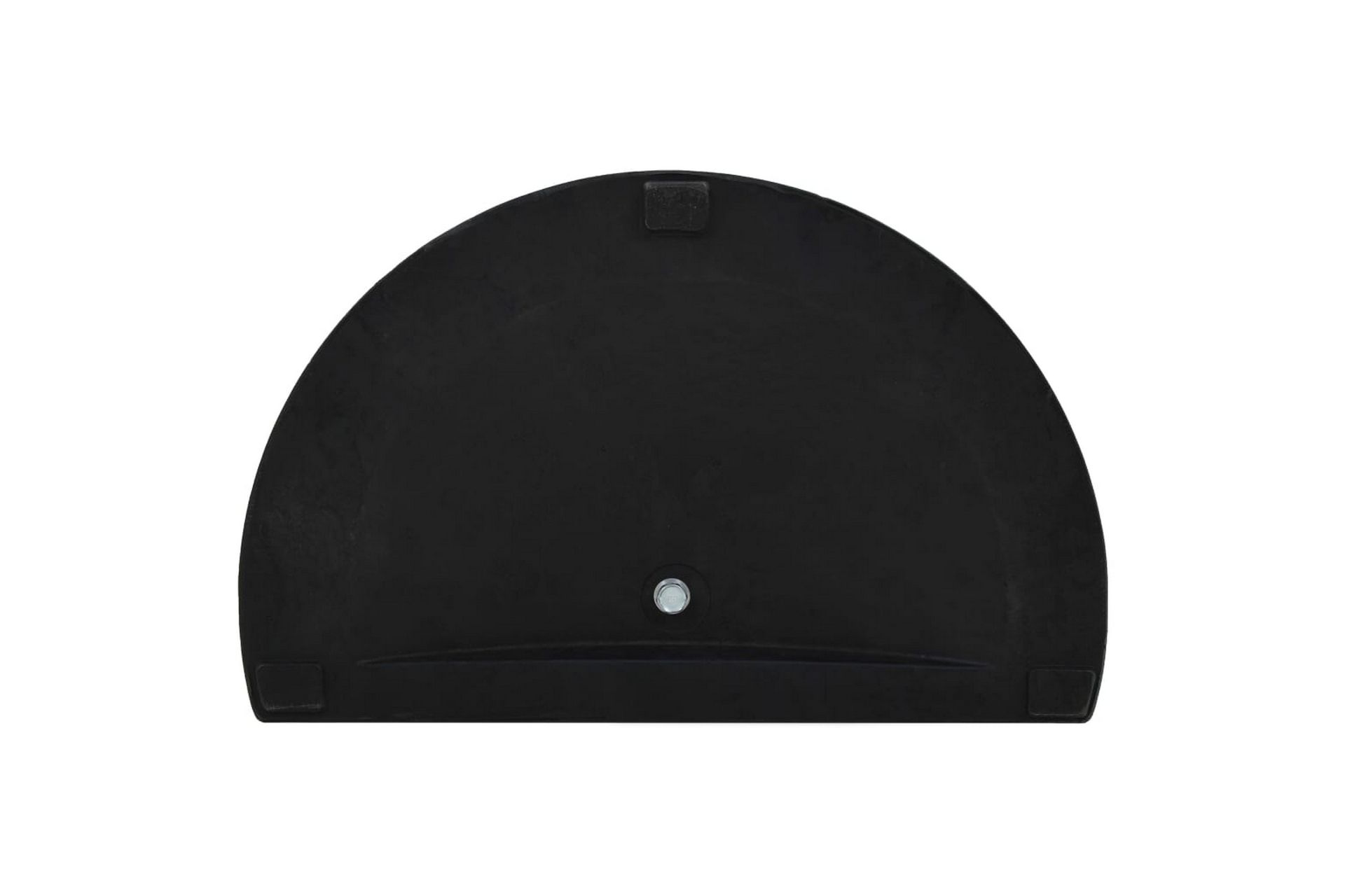 Parasollfot polyresin halvrund 9 kg svart - Hagemøbler - Solbeskyttelse - Parasoller - Parasollfot
