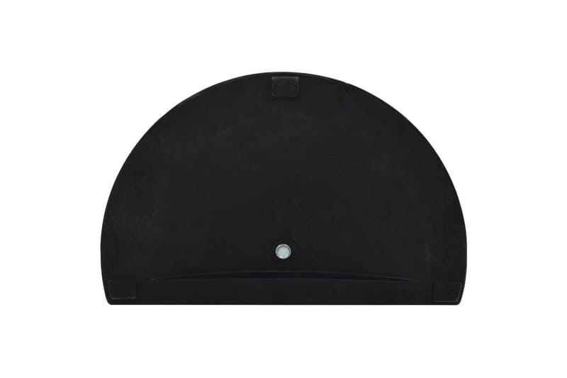 Parasollfot polyresin halvrund 9 kg svart - Hagemøbler - Solbeskyttelse - Parasoller - Parasollfot