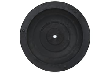 Parasollfot polyresin rund 10 kg svart - Hagemøbler - Solbeskyttelse - Parasoller - Parasollfot
