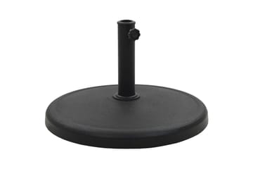 Parasollfot polyresin rund 19 kg svart - Hagemøbler - Solbeskyttelse - Parasoller - Parasollfot