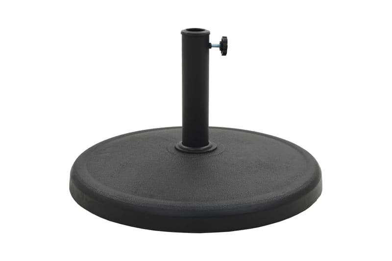 Parasollfot polyresin rund 19 kg svart - Hagemøbler - Solbeskyttelse - Parasoller - Parasollfot