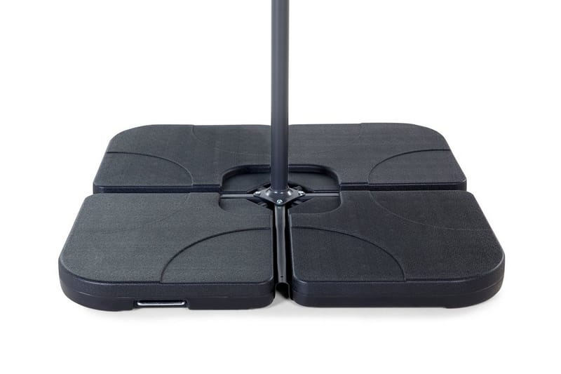 Sunny Parasollfotvekt 52 cm 4 Deler, Svart