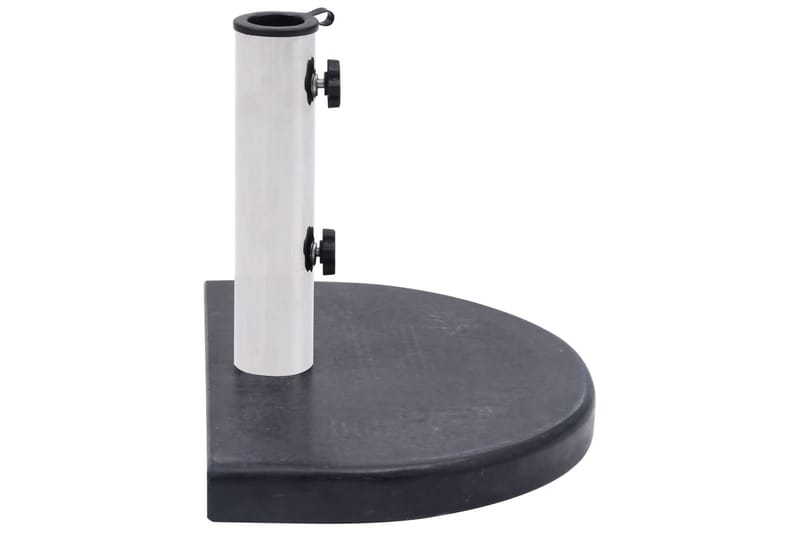 Parasollfot svart 40x28x4 cm granitt - Svart - Hagemøbler - Solbeskyttelse - Parasoller