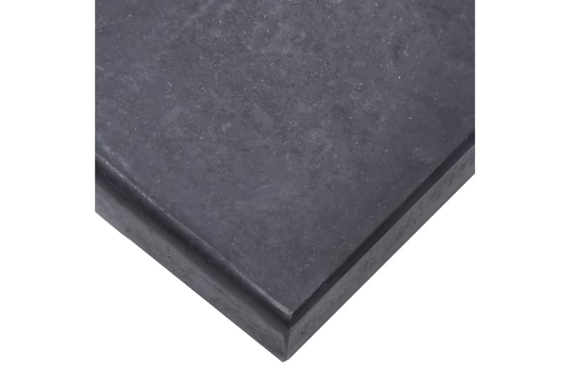 Parasollfot svart 40x28x4 cm granitt - Svart - Hagemøbler - Solbeskyttelse - Parasoller