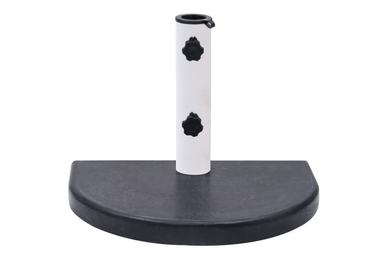 Parasollfot svart 40x28x4 cm granitt - Svart - Hagemøbler - Solbeskyttelse - Parasoller
