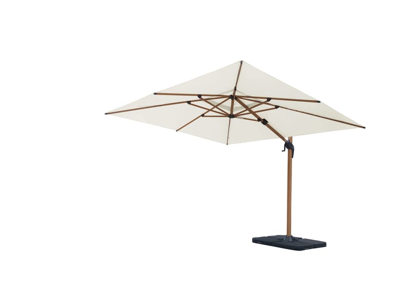Rio de-luxe Parasoll Ø3 m - Beige - Hagemøbler - Solbeskyttelse - Parasoller - Hengeparasoll