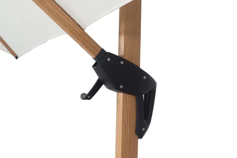 Rio de-luxe Parasoll Ø3 m - Beige - Hagemøbler - Solbeskyttelse - Parasoller - Hengeparasoll