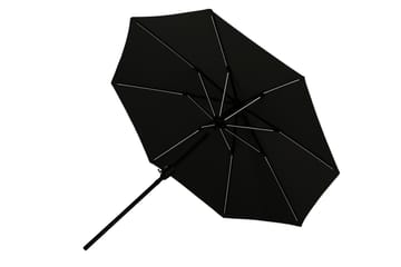 Sabal Parasoll 270 cm med LED - Grå - Hagemøbler - Solbeskyttelse - Parasoller