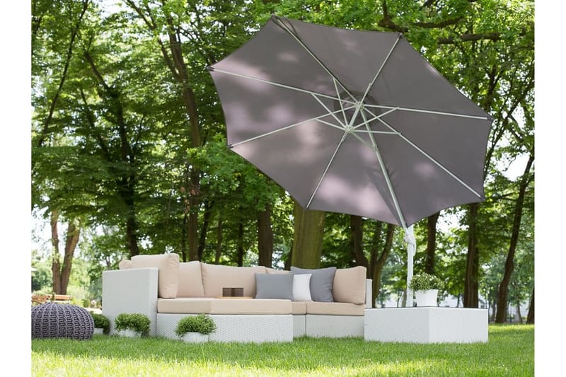 Savona Parasoll 241 cm - Grå - Hagemøbler - Solbeskyttelse - Parasoller