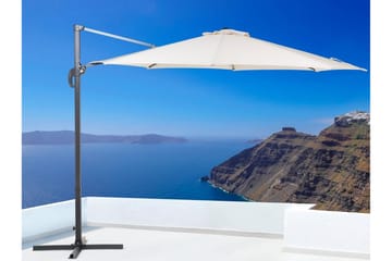 Savona Parasoll 240 cm - Beige - Hagemøbler - Solbeskyttelse - Parasoller