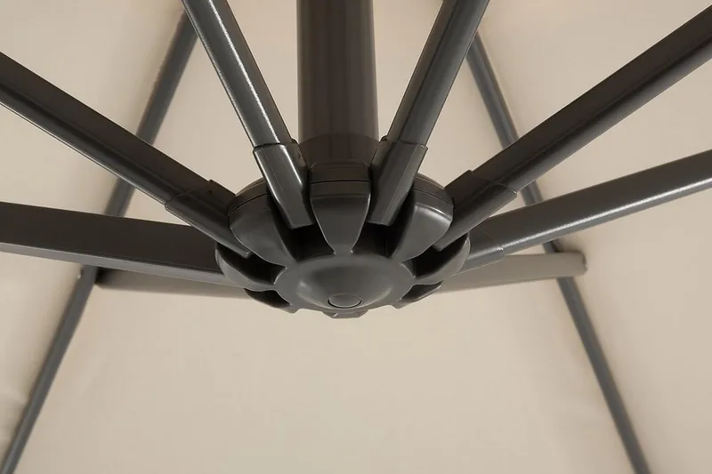 Savona Parasoll 240 cm - Beige - Hagemøbler - Solbeskyttelse - Parasoller - Hengeparasoll