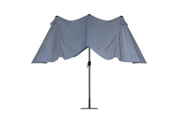 Sibilla Parasoll 247 cm - Grå - Hagemøbler - Solbeskyttelse - Parasoller