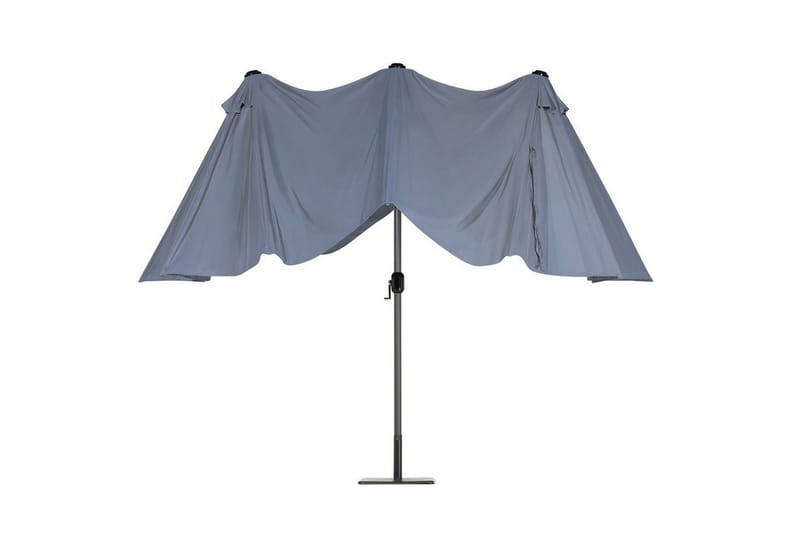 Sibilla Parasoll 247 cm - Grå - Hagemøbler - Solbeskyttelse - Parasoller