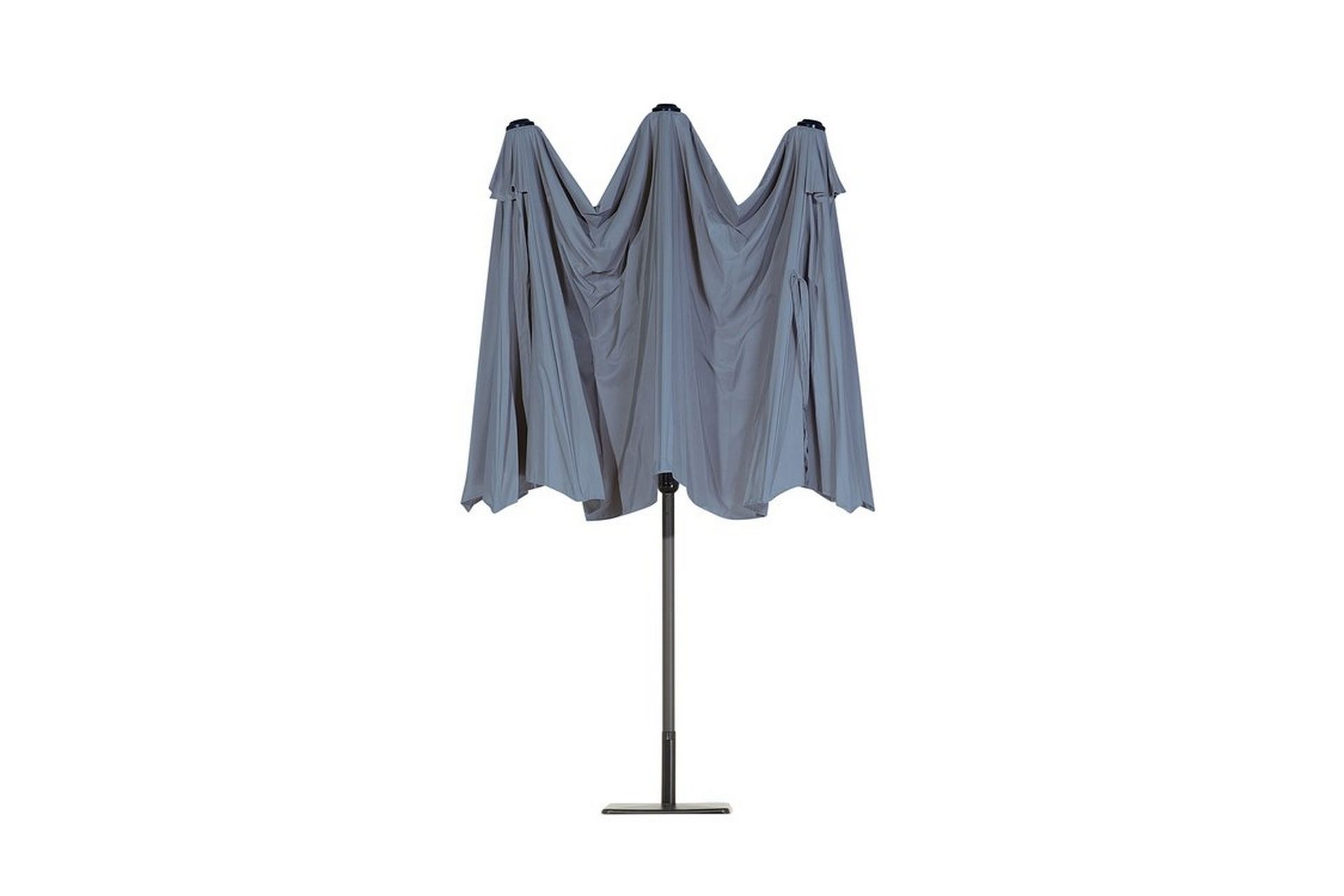 Sibilla Parasoll 247 cm - Grå - Hagemøbler - Solbeskyttelse - Parasoller