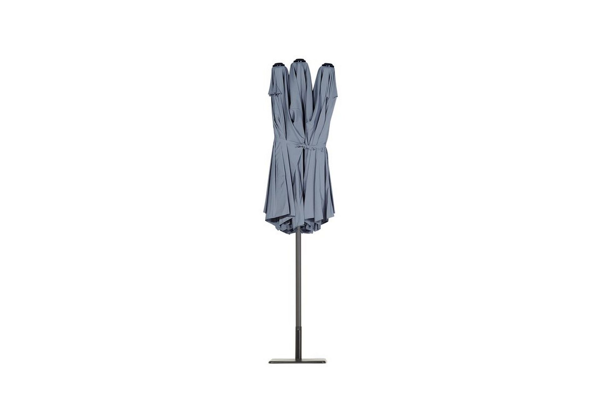 Sibilla Parasoll 247 cm - Grå - Hagemøbler - Solbeskyttelse - Parasoller