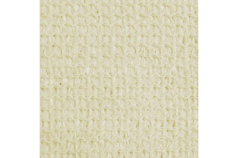 Solseil HDPE Kvadrat 3,6x3,6 m Kremhvit - Hagemøbler - Solbeskyttelse - Parasoller