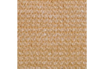 Solseil Seil HDPE Trekant 3,6x3,6x3,6 m Beige - Hagemøbler - Solbeskyttelse - Parasoller