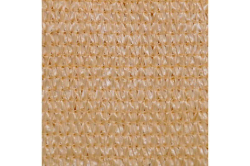 Solseil Seil HDPE Trekant 3,6x3,6x3,6 m Beige - Hagemøbler - Solbeskyttelse - Parasoller