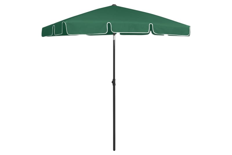 Strandparasoll grønn 180x120 cm - grønn - Hagemøbler - Solbeskyttelse - Parasoller