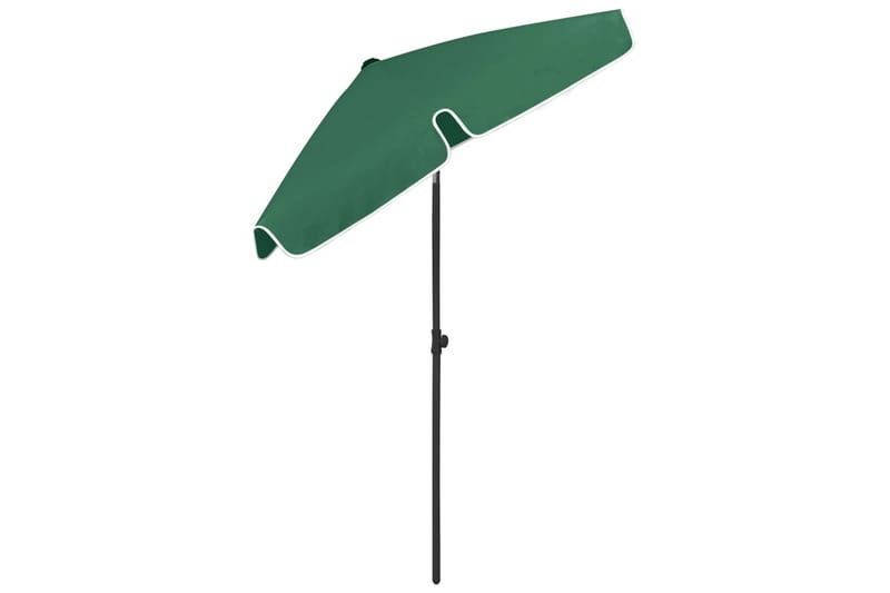 Strandparasoll grønn 180x120 cm - grønn - Hagemøbler - Solbeskyttelse - Parasoller
