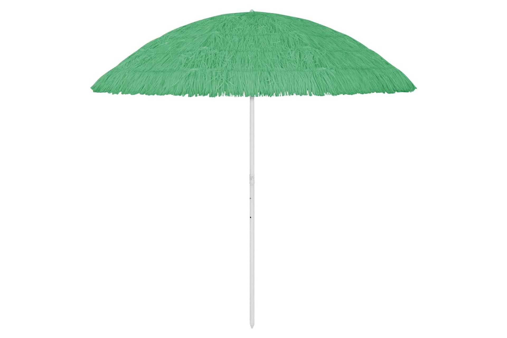 Strandparasoll grønn 300 cm - grønn - Hagemøbler - Solbeskyttelse - Parasoller